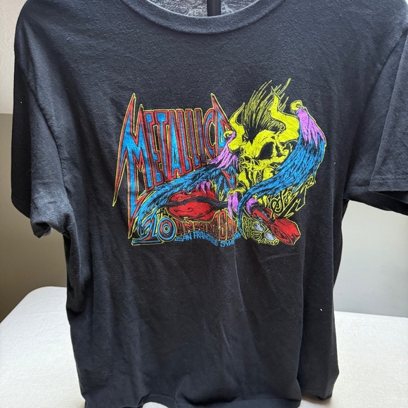 Metallica Other - Metallica 20th Anniversary Concert San Francisco T Shirt Size Large